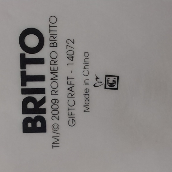 2009 Romero Britto It's a New Day Multi-colored Teapot, Signed By Artist. - Picture 9 of 12